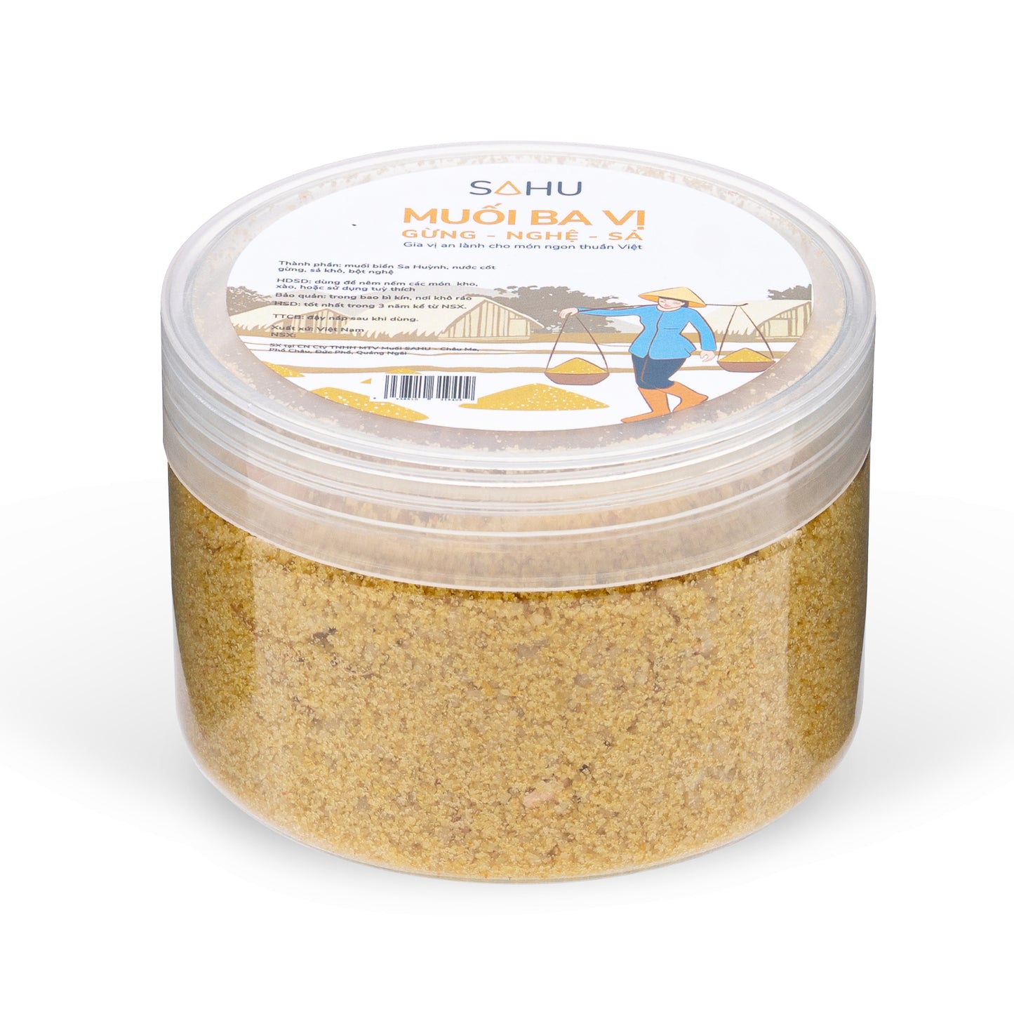 Three-flavored salt (ginger, turmeric, lemongrass)