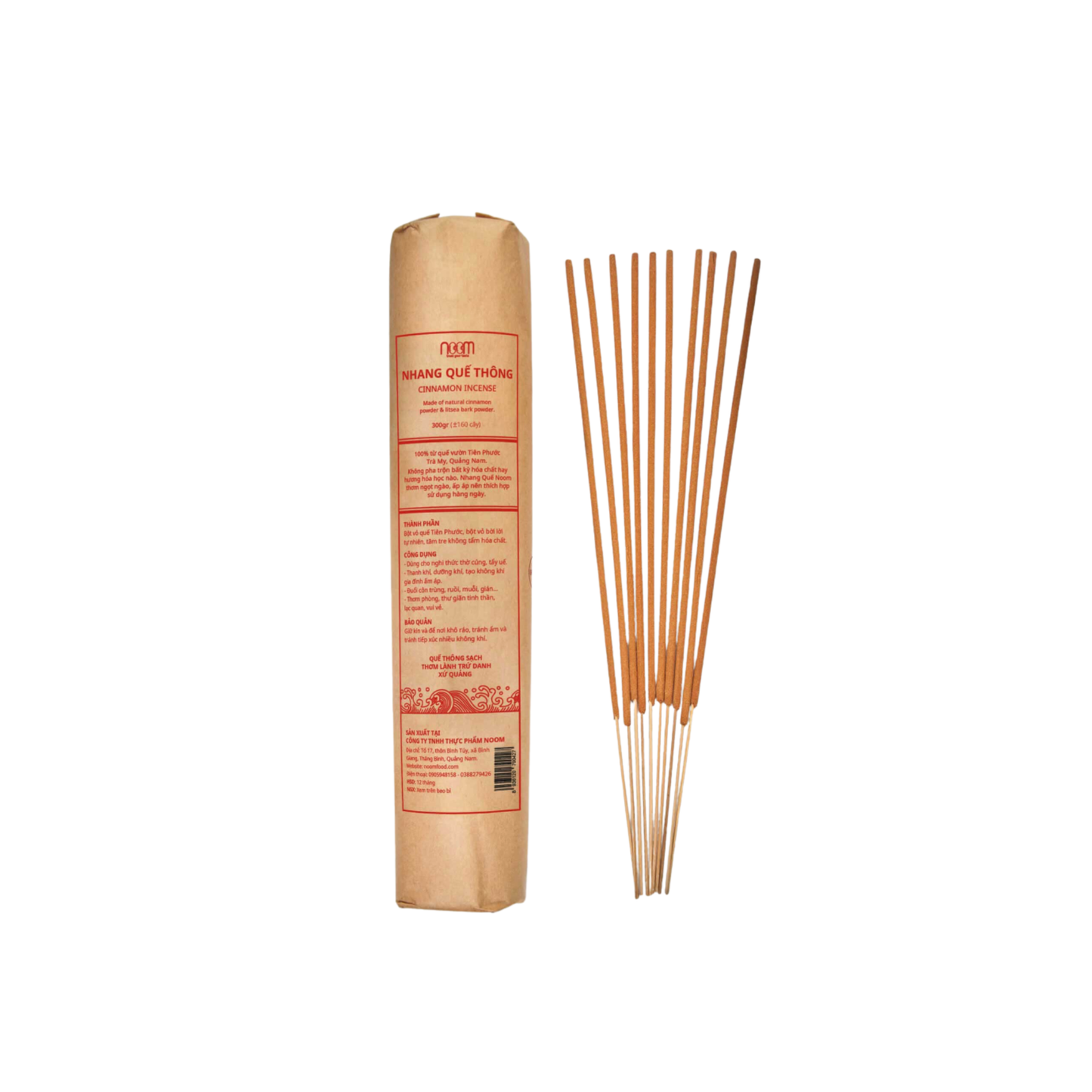 NHANG QUẾ THÔNG NOOM 40 cm (300 g)