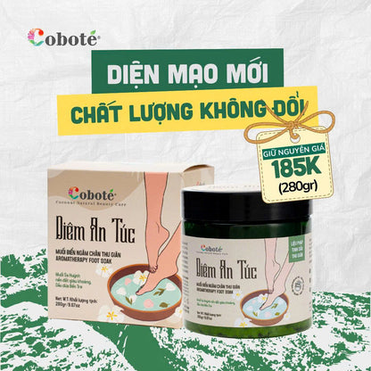 Diêm An Túc Coboté - Muối Biển Ngâm Chân Thư Giãn - Aromatherapy Foot Soak