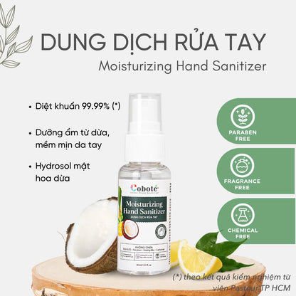 Nước rửa tay khô 30ml Coboté- Moisturizing Hand Sanitizer