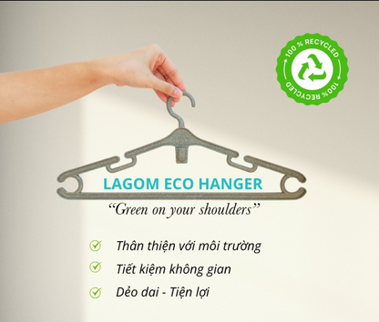 Mắc áo sinh thái tái chế 100% từ vỏ hộp sữa - Lagom