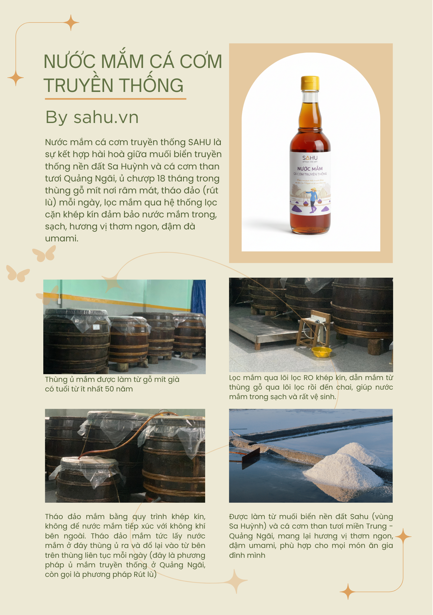 Nước mắm cá cơm truyền thống Sahu