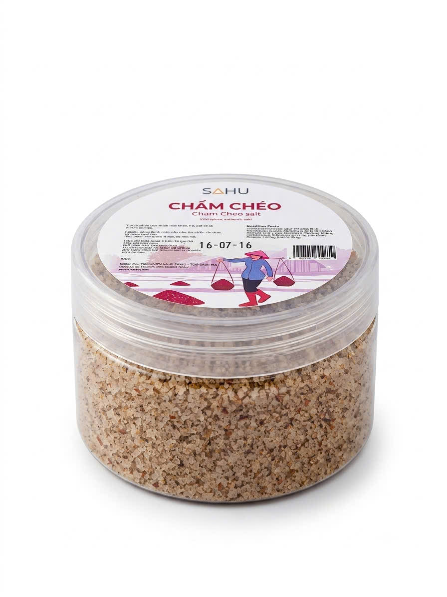 Muối chẩm chéo Sahu 180g
